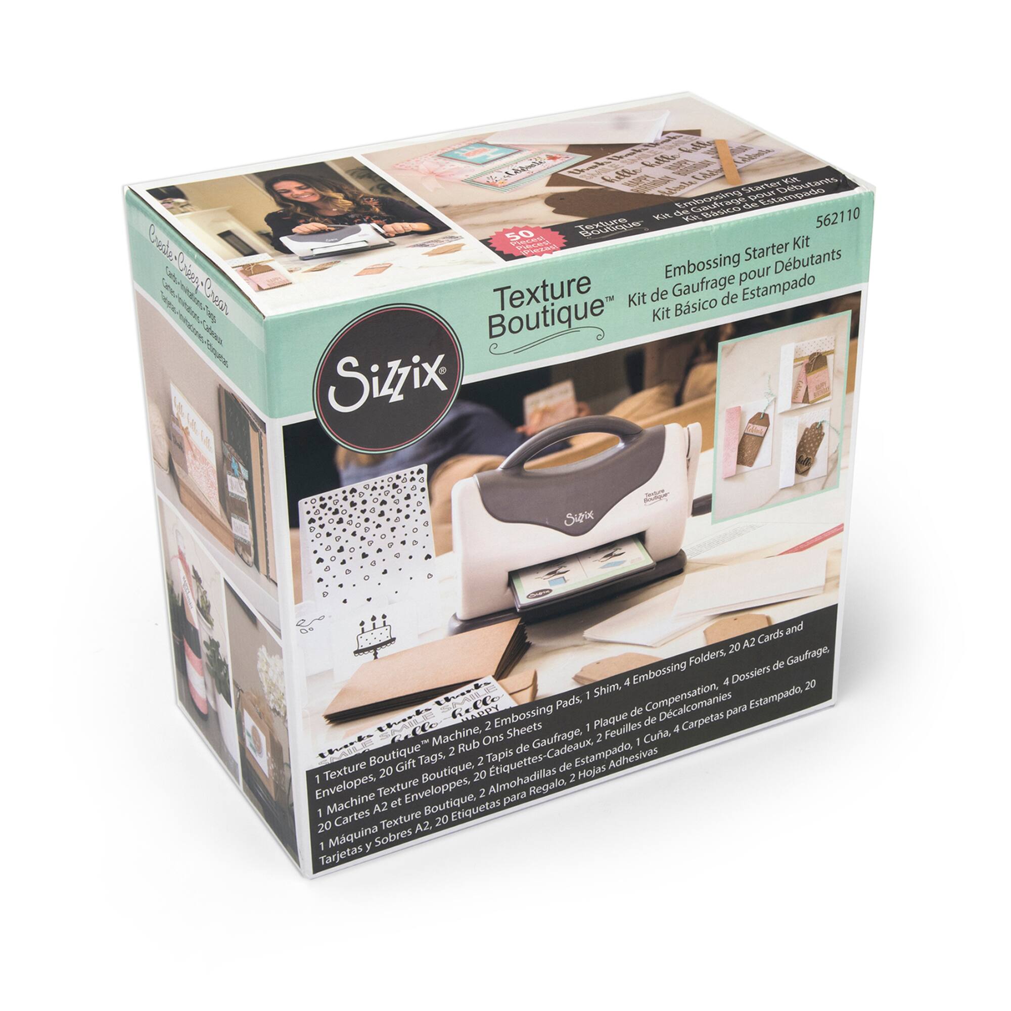 4 Pack: Sizzix® Texture Boutique™ Embossing Machine